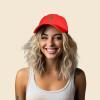 imageDALIX Palm Tree Embroidered Dad Cap Cotton Baseball Cap WomenRed