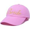 imageDALIX Bachelorette Party Bride Hats Tribe Squad Baseball Cotton CapsLight Pink