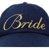 imageDALIX Bachelorette Party Bride Hats Tribe Squad Baseball Cotton CapsNavy Blue