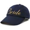 imageDALIX Bachelorette Party Bride Hats Tribe Squad Baseball Cotton CapsNavy Blue
