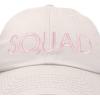 imageDALIX Bachelorette Party Bride Hats Tribe Squad Baseball Cotton CapsSquadbeige Light Pink