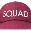imageDALIX Bachelorette Party Bride Hats Tribe Squad Baseball Cotton CapsSquadmaroon