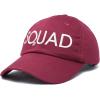 imageDALIX Bachelorette Party Bride Hats Tribe Squad Baseball Cotton CapsSquadmaroon