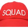 imageDALIX Bachelorette Party Bride Hats Tribe Squad Baseball Cotton CapsSquadred