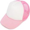 imageDALIX Trucker Hat Mesh Cap 6 Pack Half Dozen BulkLight Pink White