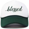 Dark Green White