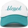 Teal White