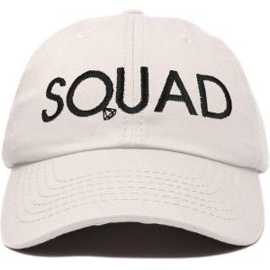 imageDALIX Bachelorette Party Bride Hats Tribe Squad Baseball Cotton CapsSquadbeige Black