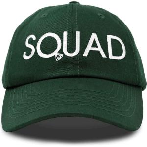 imageDALIX Bachelorette Party Bride Hats Tribe Squad Baseball Cotton CapsSquaddark Green