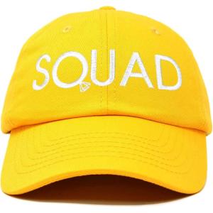 imageDALIX Bachelorette Party Bride Hats Tribe Squad Baseball Cotton CapsSquadgold