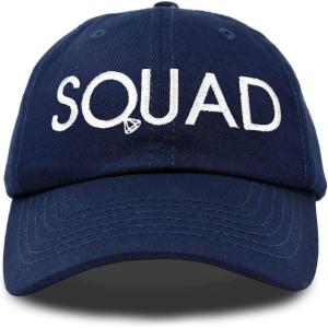 imageDALIX Bachelorette Party Bride Hats Tribe Squad Baseball Cotton CapsSquadnavy Blue
