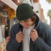 imageDALIX Knit Watch Cap Beanie Men Women Winter Cuffed Fisherman Hat Cold Weather Stretch Fit Soft AcrylicOlive
