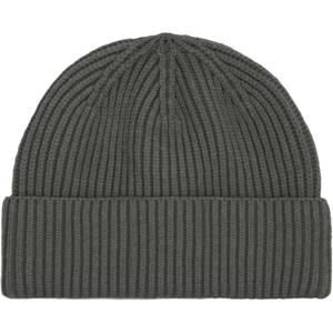 imageDALIX Knit Watch Cap Beanie Men Women Winter Cuffed Fisherman Hat Cold Weather Stretch Fit Soft AcrylicAsphalt Gray