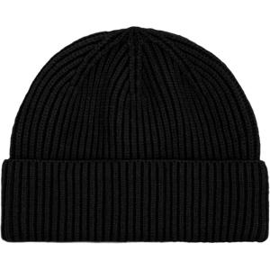 imageDALIX Knit Watch Cap Beanie Men Women Winter Cuffed Fisherman Hat Cold Weather Stretch Fit Soft AcrylicBlack