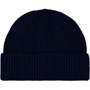 imageDALIX Knit Watch Cap Beanie Men Women Winter Cuffed Fisherman Hat Cold Weather Stretch Fit Soft AcrylicNavy Blue
