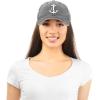 imageDALIX Anchor Hat Sailing Baseball Cap Women Beach Gift Boating YachtWashed Black