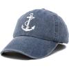 imageDALIX Anchor Hat Sailing Baseball Cap Women Beach Gift Boating YachtWashed Navy Blue