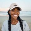 imageDALIX Salty Embroidered Cotton Beach Baseball Cap Adjustable Dad Hat WomensBeige
