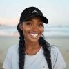 imageDALIX Salty Embroidered Cotton Beach Baseball Cap Adjustable Dad Hat WomensBlack