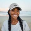 imageDALIX Salty Embroidered Cotton Beach Baseball Cap Adjustable Dad Hat WomensGray