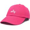 imageDALIX Salty Embroidered Cotton Beach Baseball Cap Adjustable Dad Hat WomensHot Pink