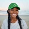 imageDALIX Salty Embroidered Cotton Beach Baseball Cap Adjustable Dad Hat WomensKelly Green