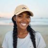 imageDALIX Salty Embroidered Cotton Beach Baseball Cap Adjustable Dad Hat WomensKhaki