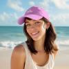 imageDALIX Salty Embroidered Cotton Beach Baseball Cap Adjustable Dad Hat WomensLight Pink