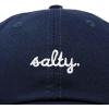 imageDALIX Salty Embroidered Cotton Beach Baseball Cap Adjustable Dad Hat WomensNavy Blue