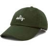 imageDALIX Salty Embroidered Cotton Beach Baseball Cap Adjustable Dad Hat WomensOlive