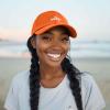 imageDALIX Salty Embroidered Cotton Beach Baseball Cap Adjustable Dad Hat WomensOrange