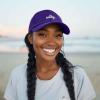 imageDALIX Salty Embroidered Cotton Beach Baseball Cap Adjustable Dad Hat WomensPurple