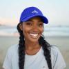 imageDALIX Salty Embroidered Cotton Beach Baseball Cap Adjustable Dad Hat WomensRoyal Blue