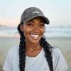 imageDALIX Salty Embroidered Cotton Beach Baseball Cap Adjustable Dad Hat WomensWashed Black