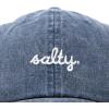 imageDALIX Salty Embroidered Cotton Beach Baseball Cap Adjustable Dad Hat WomensWashed Navy Blue
