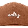 imageDALIX Salty Embroidered Cotton Beach Baseball Cap Adjustable Dad Hat WomensWashed Orange