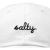 imageDALIX Salty Embroidered Cotton Beach Baseball Cap Adjustable Dad Hat WomensWhite