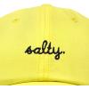 imageDALIX Salty Embroidered Cotton Beach Baseball Cap Adjustable Dad Hat WomensYellow