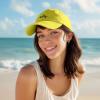 imageDALIX Salty Embroidered Cotton Beach Baseball Cap Adjustable Dad Hat WomensYellow