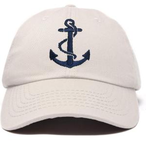 imageDALIX Anchor Hat Sailing Baseball Cap Women Beach Gift Boating YachtBeige