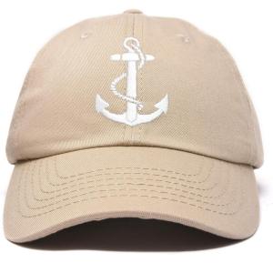 imageDALIX Anchor Hat Sailing Baseball Cap Women Beach Gift Boating YachtKhaki