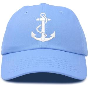 imageDALIX Anchor Hat Sailing Baseball Cap Women Beach Gift Boating YachtLight Blue