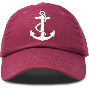 imageDALIX Anchor Hat Sailing Baseball Cap Women Beach Gift Boating YachtMaroon