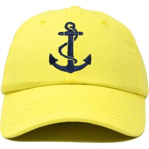 imageDALIX Anchor Hat Sailing Baseball Cap Women Beach Gift Boating YachtMinion Yellow
