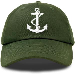 imageDALIX Anchor Hat Sailing Baseball Cap Women Beach Gift Boating YachtOlive