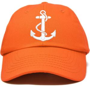 imageDALIX Anchor Hat Sailing Baseball Cap Women Beach Gift Boating YachtOrange