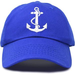 imageDALIX Anchor Hat Sailing Baseball Cap Women Beach Gift Boating YachtRoyal Blue