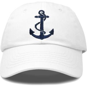 imageDALIX Anchor Hat Sailing Baseball Cap Women Beach Gift Boating YachtWhite
