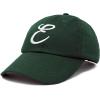 imageDALIX Initial Hat Letter E Womens Baseball Cap Monogram Cursive EmbroiderDark Green