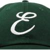 imageDALIX Initial Hat Letter E Womens Baseball Cap Monogram Cursive EmbroiderDark Green